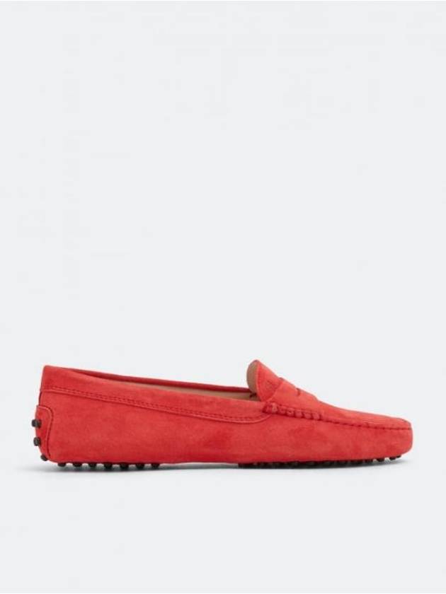 Gommino Suede Driving Shoes Red - TOD'S - BALAAN 2