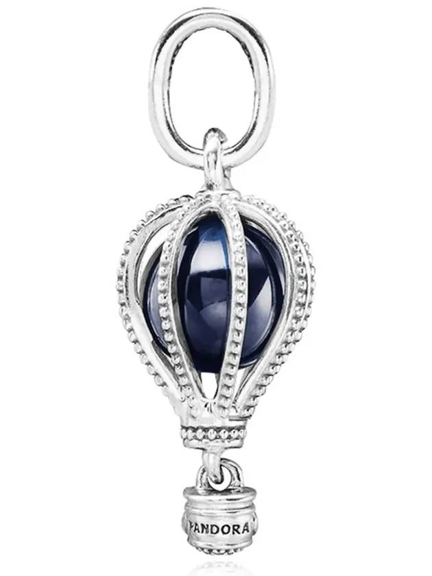 Hot Air Balloon Pendant Bracelet Charm Blue - PANDORA - BALAAN 4