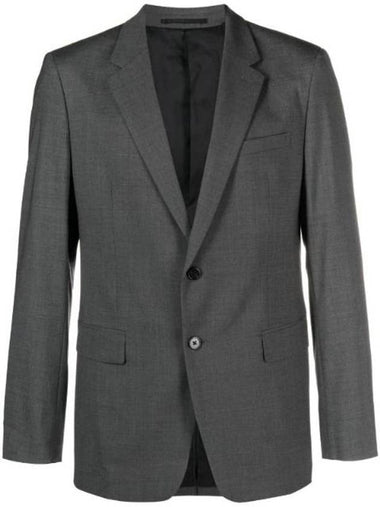 Single-Breasted Jacket Grey - THEORY - BALAAN 1