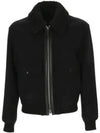 OBH002 FMW011F23 LB999 Shearling Collar Bomber Jacket - TOM FORD - BALAAN 2