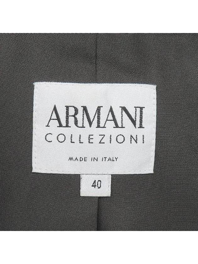 Smith Market Armani dark brown color jacket women s clothing - GIORGIO ARMANI - BALAAN 4