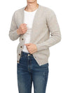 Men's Cardigan M3092 3V UGIE PEARL - HARLEY OF SCOTLAND - BALAAN 4