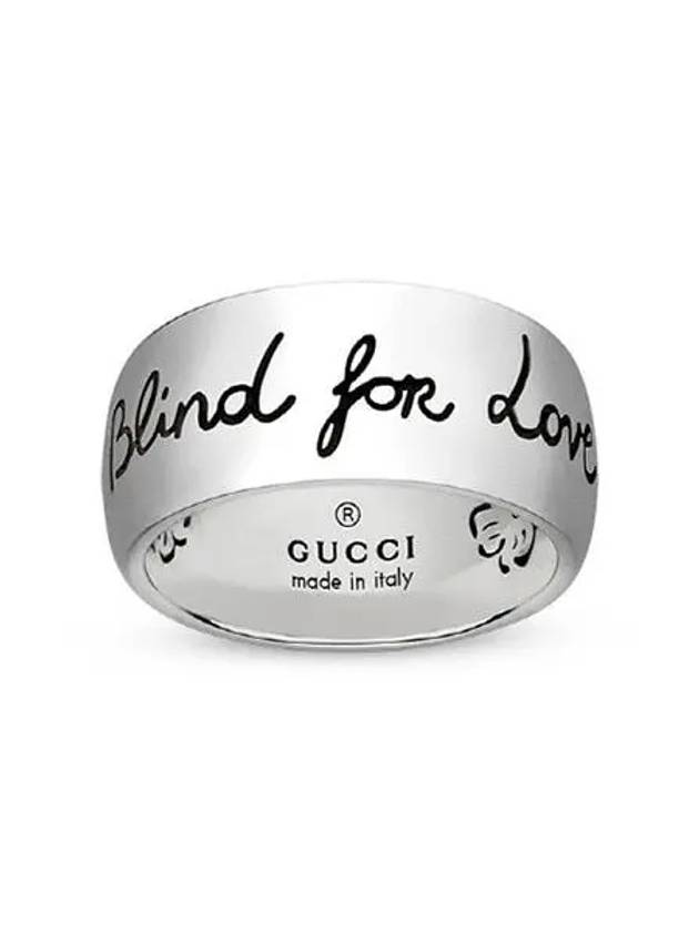 Blind For Love Ring Silver YBC455248001 - GUCCI - BALAAN 3