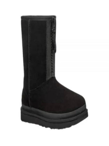 Classic Short Zipper Tape Logo Black 1144035 Boots - UGG - BALAAN 1