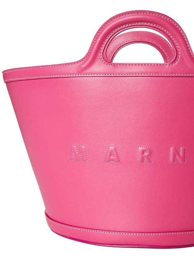 Tropicalia small leather tote bag - MARNI - BALAAN 5