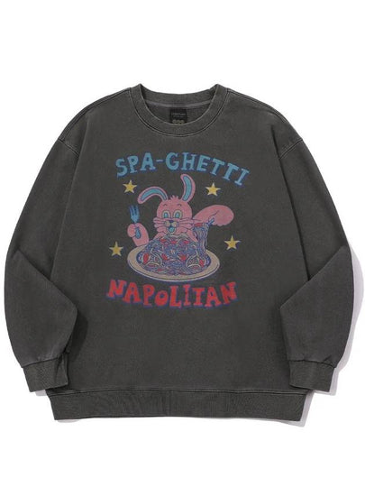 Napoli Hoppi Pigment Sweatshirt Smoke Black - CPGN STUDIO - BALAAN 2