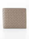 Intrecciato Halfwallet Titanium Gray - BOTTEGA VENETA - BALAAN.