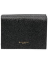 Logo Coin Pocket Half Wallet Black - GIVENCHY - BALAAN 3