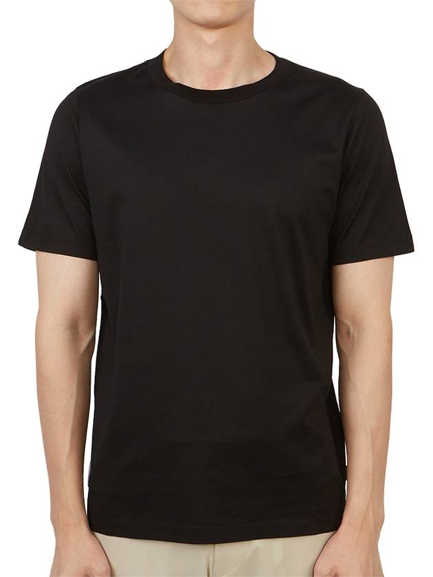 Shadow Back Graphic Print Short Sleeve T-Shirt Black - STONE ISLAND - BALAAN 3