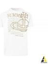 Summer Print Short Sleeve T-Shirt White - VIVIENNE WESTWOOD - BALAAN 2