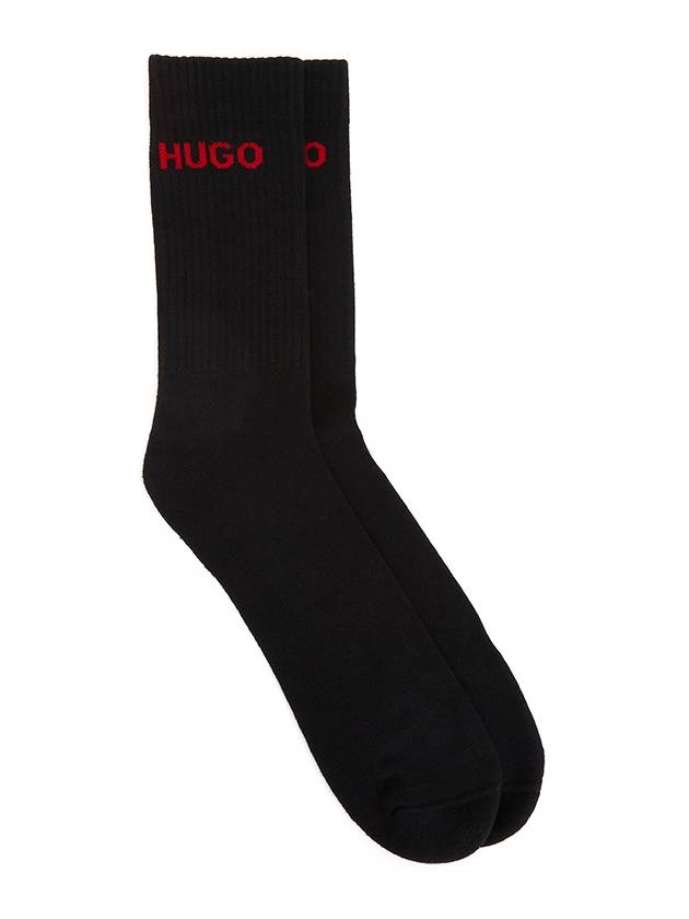 Logo Socks 6 Sets Black - HUGO BOSS - BALAAN 3