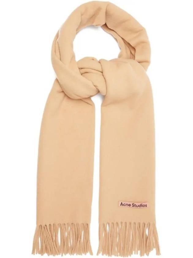 Canada Canada New Fringe Muffler Beige - ACNE STUDIOS - BALAAN 1