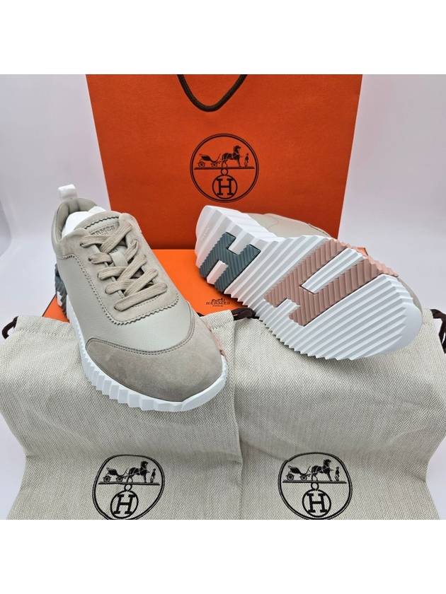 Bouncing Low Top Sneakers Beige - HERMES - BALAAN 10