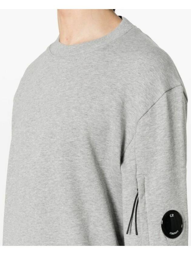 Diagonal Raised Fleece Sweatshirt Grey - CP COMPANY - BALAAN 4