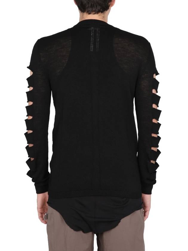 Sweater RU01C4644 KSPRT09 BLACK - RICK OWENS - BALAAN 4