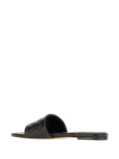 Flat Amy Slippers Black - BOTTEGA VENETA - BALAAN 1