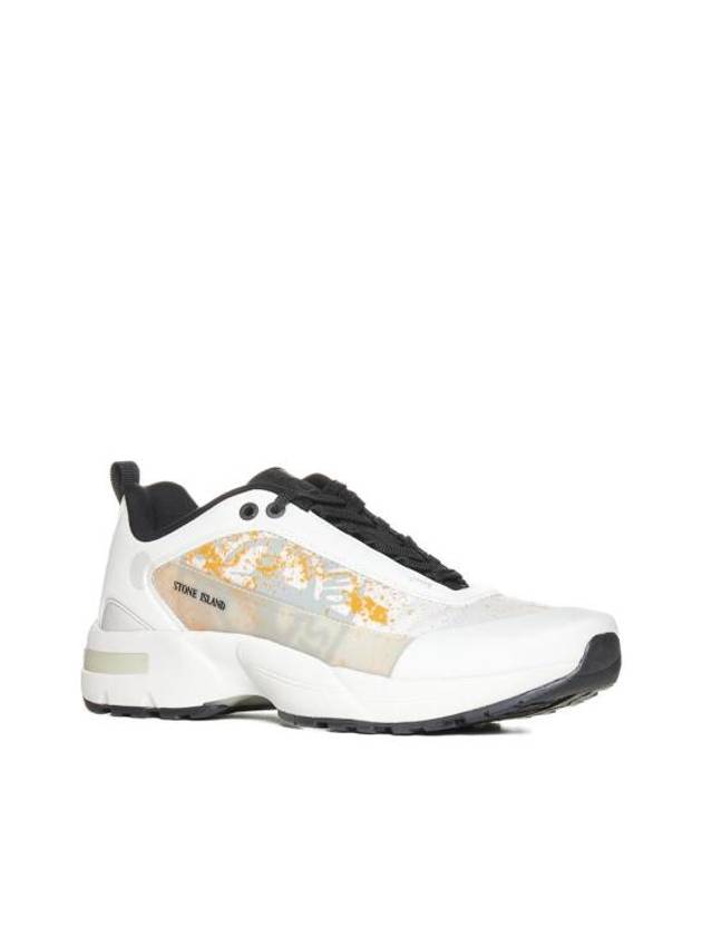 Grime Low Top Sneakers Ivory - STONE ISLAND - BALAAN 3