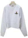 Athletic Cropped Sweatshirt White - VIVIENNE WESTWOOD - BALAAN 2