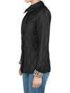 Diamond Quilted Thermoregulated Jacket Black - BURBERRY - BALAAN 5