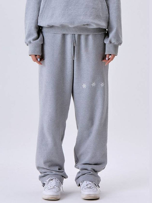 Logo Sweat Pants Gray - DAUSPICE - BALAAN 1