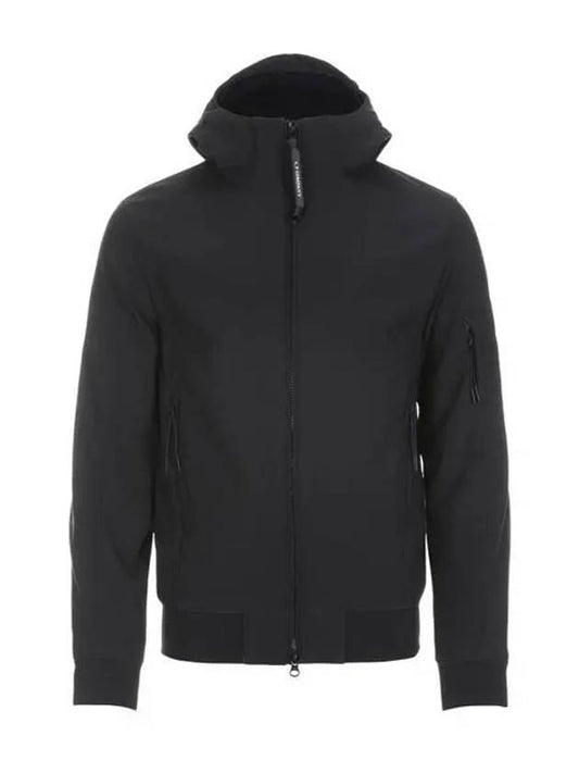 Lens Wappen Patch Zip Up Hoodie Black - CP COMPANY - BALAAN 2