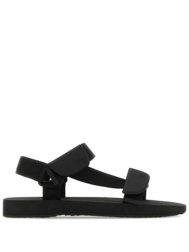 EKD Embossed Trek Sandals Black - BURBERRY - BALAAN 2