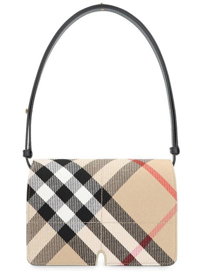 Snip Check Shoulder Bag Sand - BURBERRY - BALAAN 2