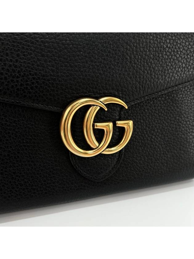 Marmont chain cross bag black 401232 - GUCCI - BALAAN 4