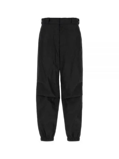 Triangle Logo Re-Nylon Jogger Track Pants Black - PRADA - BALAAN 2