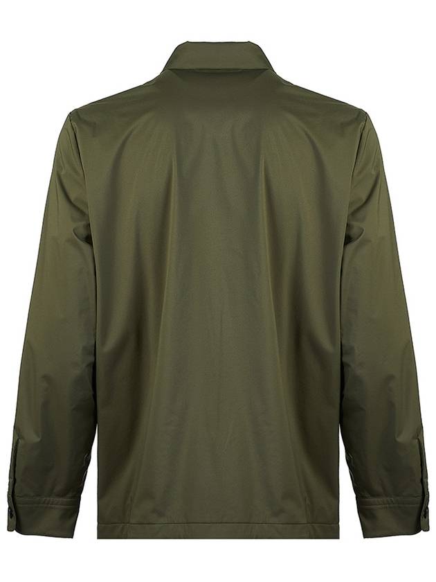 Windwish Overshirt Jacket Dark Green - LORO PIANA - BALAAN 4