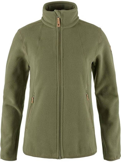 Women's Stina Fleece Zip-Up Jacket Green - FJALL RAVEN - BALAAN 2