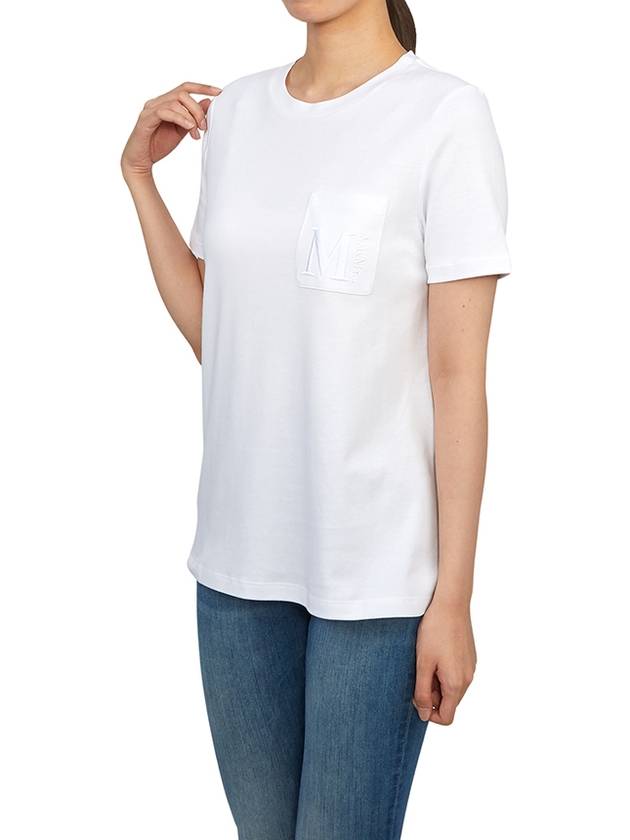 Madera Short Sleeve T-Shirt White - MAX MARA - BALAAN 5