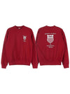 Athletic team sweatshirt ATHLETIC TEAM CREWNECK RUBY WHITE - SPORTY & RICH - BALAAN 1