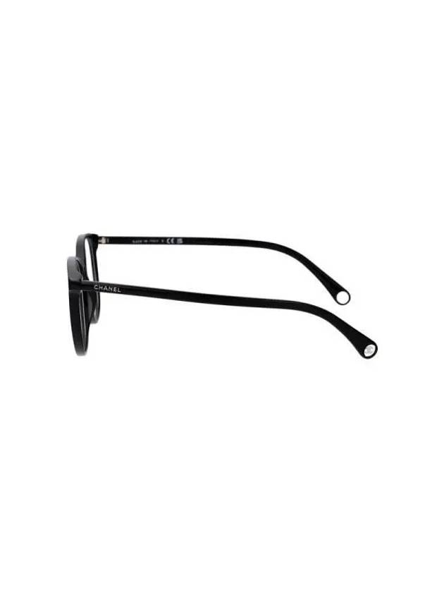 EYEWEAR Logo Temple Oval Frame Glasses 0CH3432 C501 - CHANEL - BALAAN 3