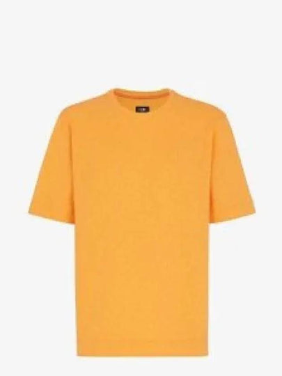 All-Over Logo Short Sleeve T-Shirt Orange - FENDI - BALAAN 2