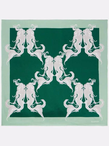 Metamorphos Siren Silk Bandeau Scarf 4W0E6017 QMH WV3 - VALENTINO - BALAAN 1