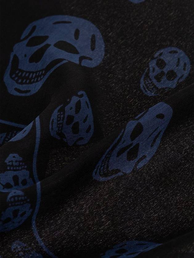 skull print silk scarf 5577174Q060 - ALEXANDER MCQUEEN - BALAAN 5