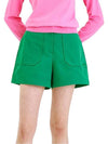 Hello Buddy Big Pocket Half Shorts Green - GOXO - BALAAN 2