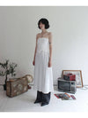 Shirring Strap Tube Dress WHITE Top Women s Long One Piece - RUBATI - BALAAN 9