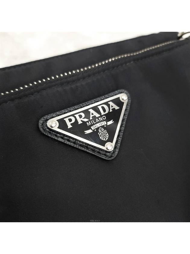 Lux You Re nylon shoulder bag black 1BH168 - PRADA - BALAAN 5