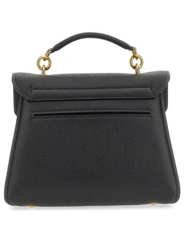 Gancini Small Tote Bag Black - SALVATORE FERRAGAMO - BALAAN 4