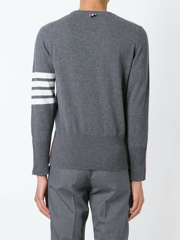 diagonal armband cashmere knit MKA001A - THOM BROWNE - BALAAN 5