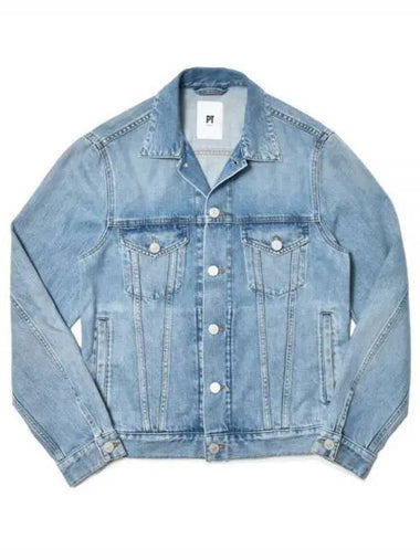 PT Torino 24 TL2LGB011DENO Inno A33 CC04 Denim Jacket - PT TORINO - BALAAN 1