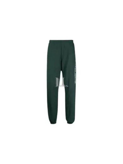 Casual Athletic Club Cotton Track Pants Green - SPORTY & RICH - BALAAN 2