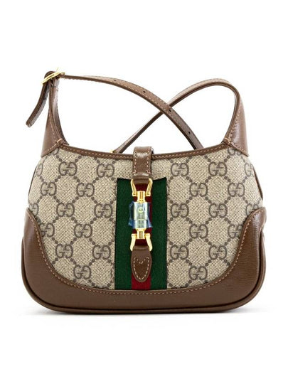 GG Supreme Mini Jackie 1961 Cross Bag Brown Beige - GUCCI - BALAAN 2