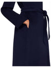 22FW BCOLLAG Belted Wool Coat Navy 60161229 010 - MAX MARA - BALAAN 4