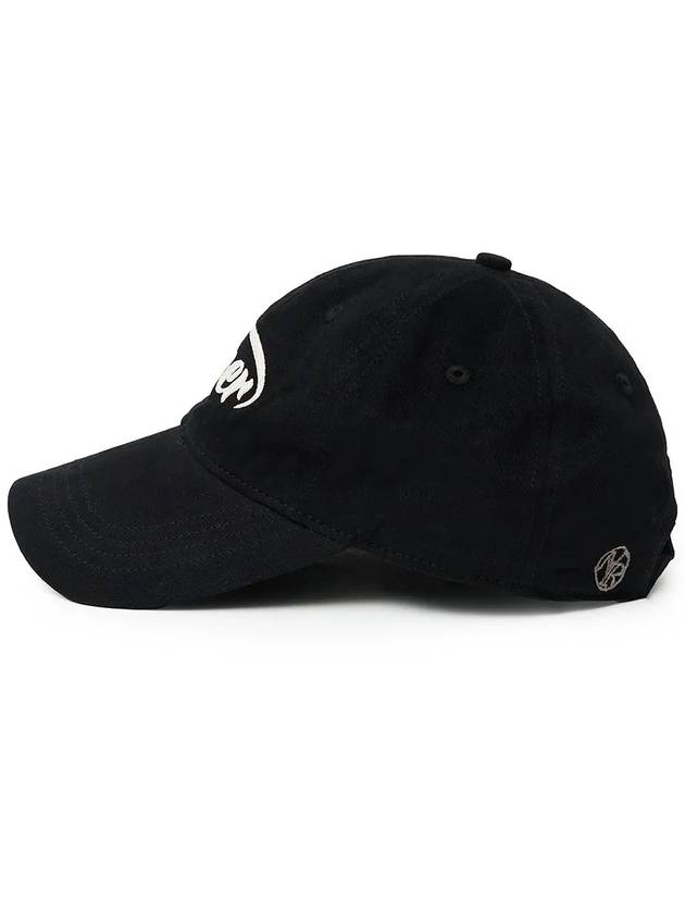 Brushed applique ball cap black - NOIRER - BALAAN 5