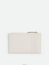 Zipper Leather Card Wallet White - BOTTEGA VENETA - BALAAN 5