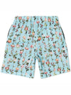 12th Anniversary Kids Floral Short Pants Sky Blue 8038473 - BURBERRY - BALAAN 3