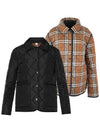 Diamond Quilted Nylon Canvas Jacket Black - BURBERRY - BALAAN 3